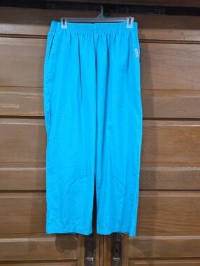 Smart Scrubs Teal Blue Elastic Waist Scrub Pants